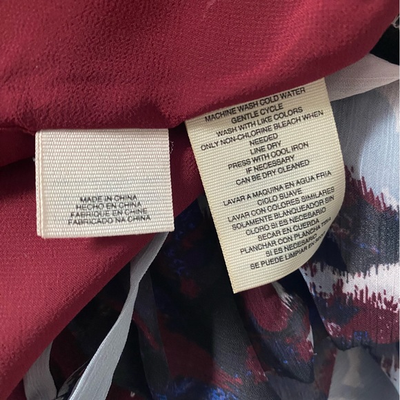 🌈4/$20🌈 Beautiful Rachel Rachel Roy Off the Shoulder Delicate Floral Blouse L - Picture 6 of 10